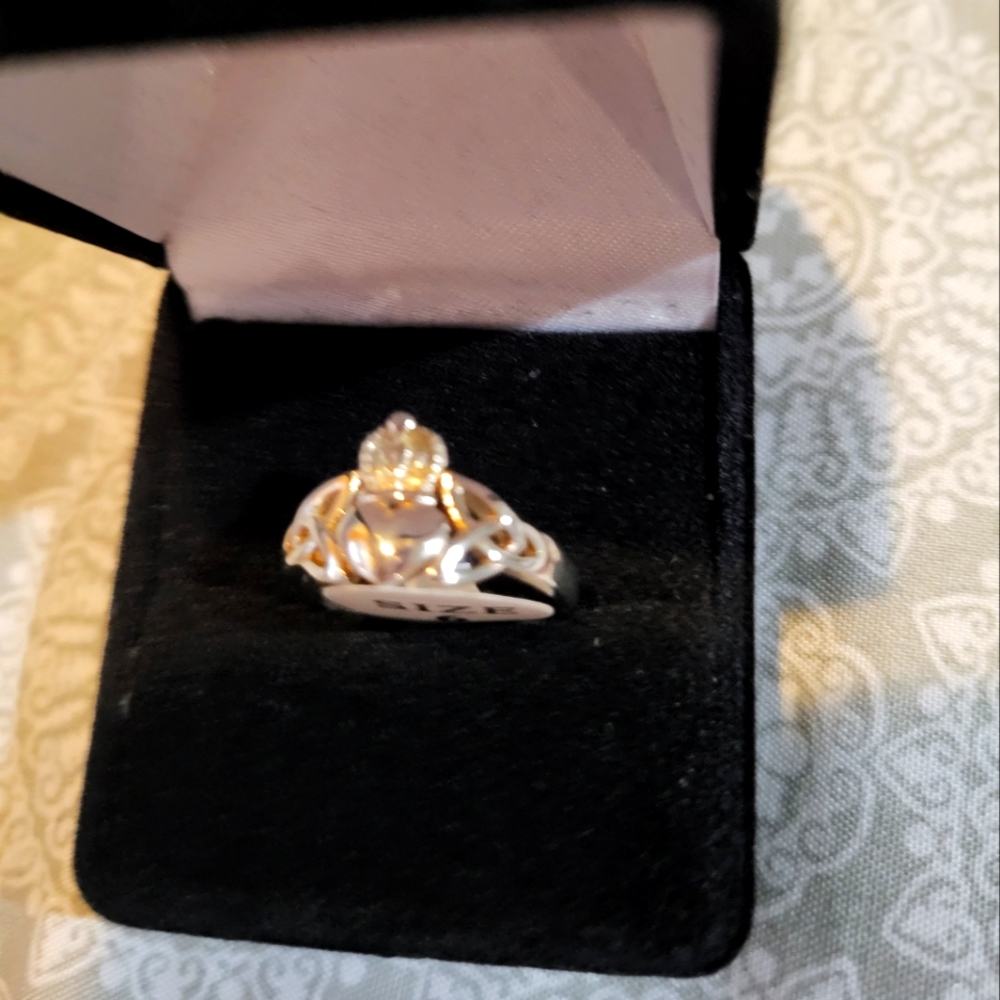 Sterling Silver Irish Claddagh ring